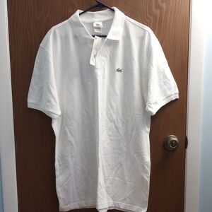 Lacoste Men's White Polo Shirt NWT Size 7